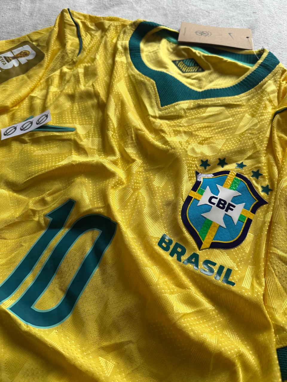 Camiseta Brasil 2026 #10 Neymar Jr. Versión Jugador