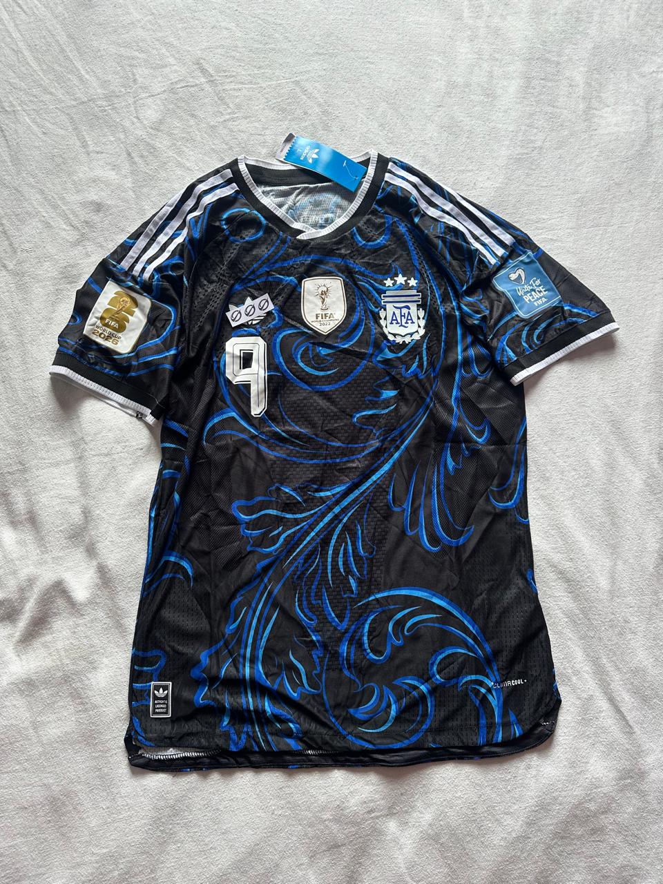 Camiseta Argentina 2026 #9 J.Alvarez Versión Jugador