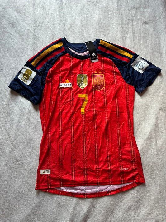 Camiseta España 2026 #7 Ferran Versión Jugador