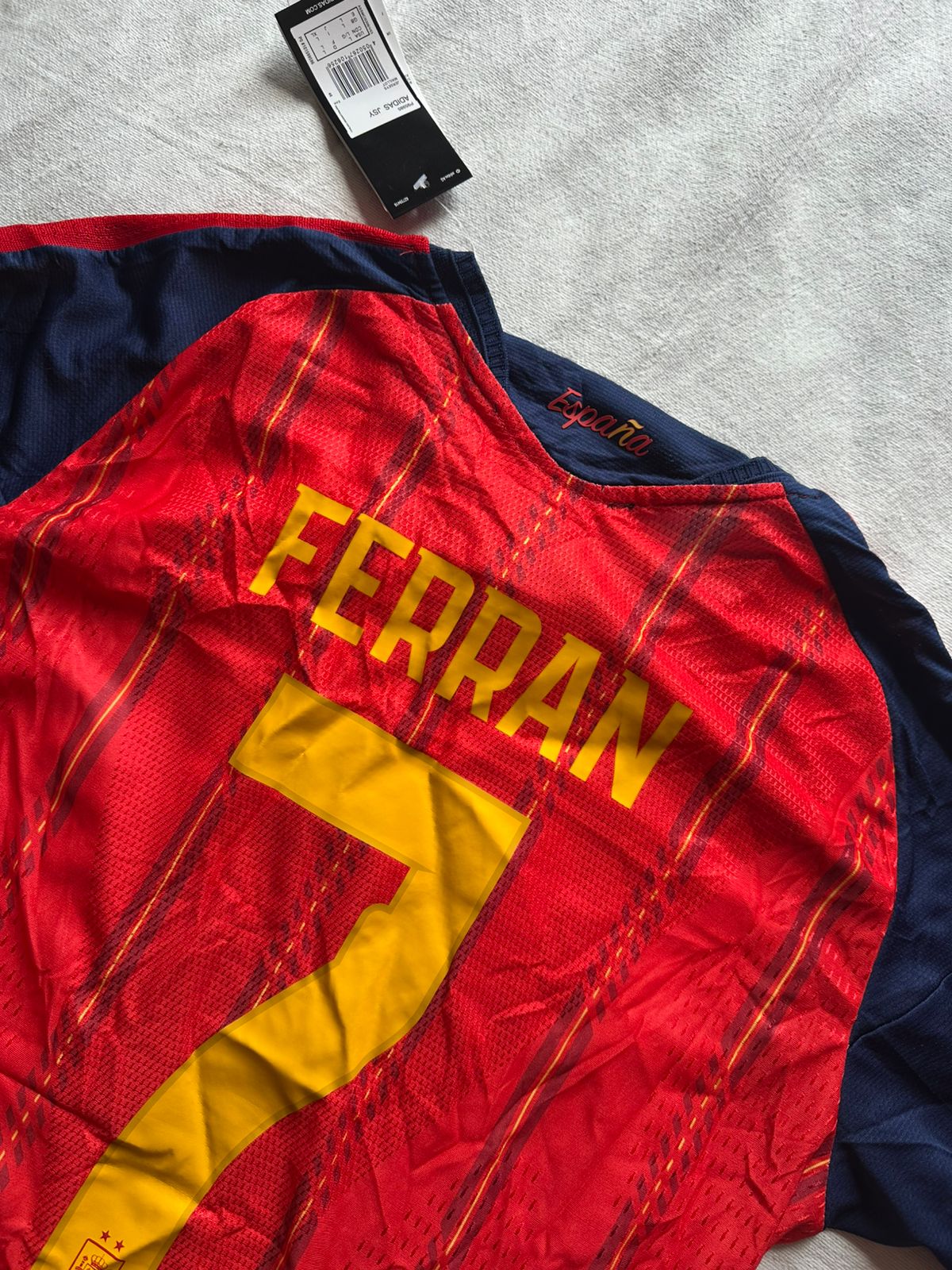 Camiseta España 2026 #7 Ferran Versión Jugador
