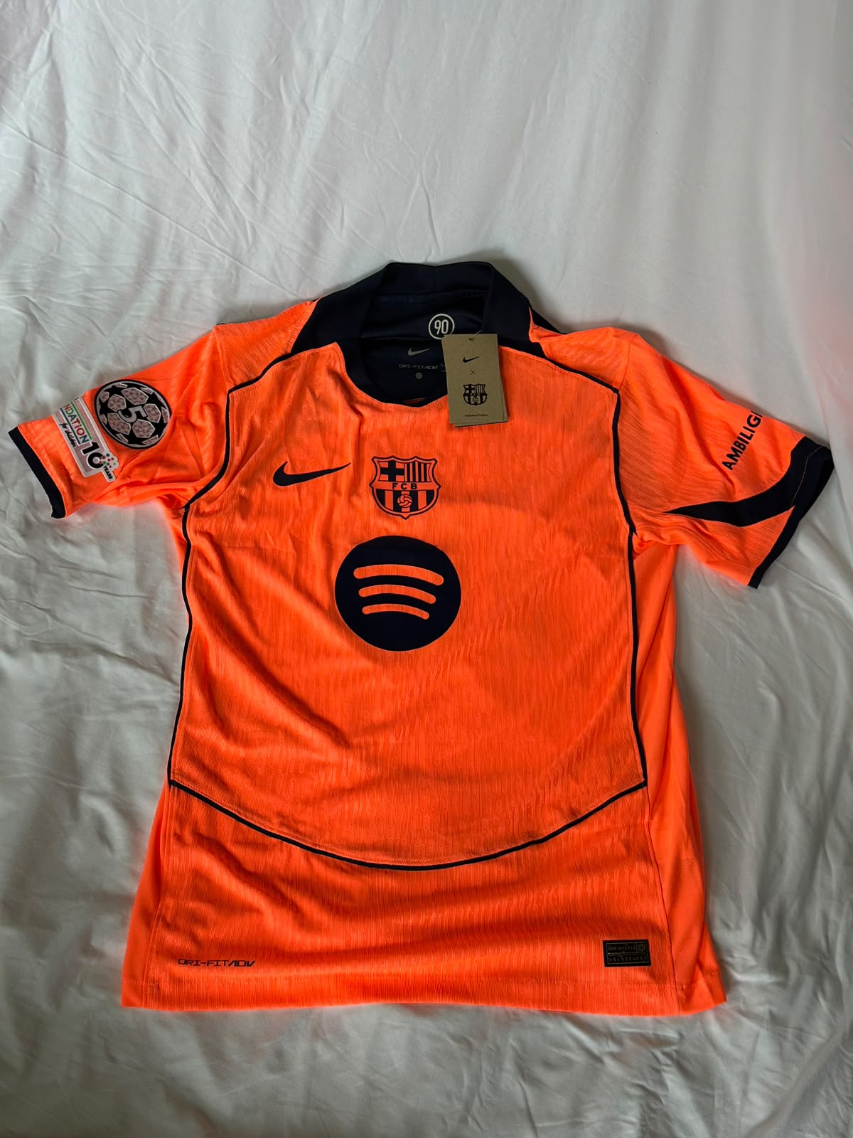Camiseta Barcelona 2 2025 #10 Lamine Yamal Versión Jugador
