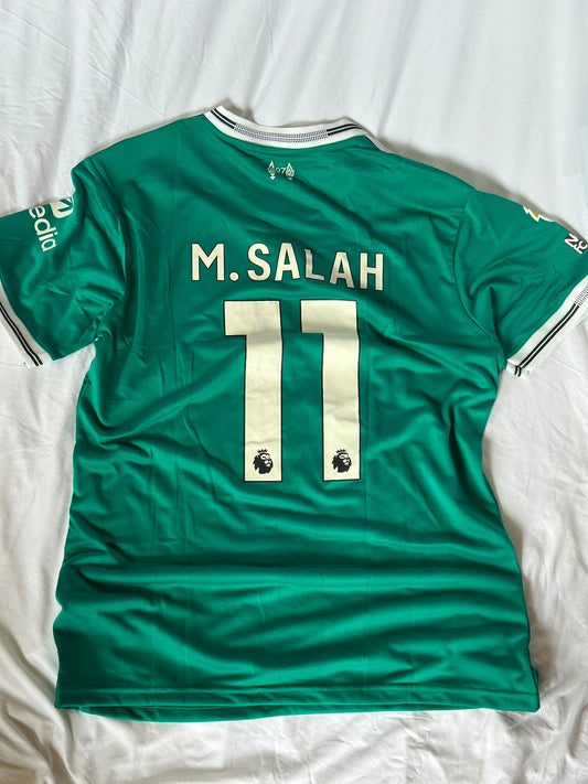 Camiseta Liverpool 2 2025 #11 M.Salah Versión Jugador