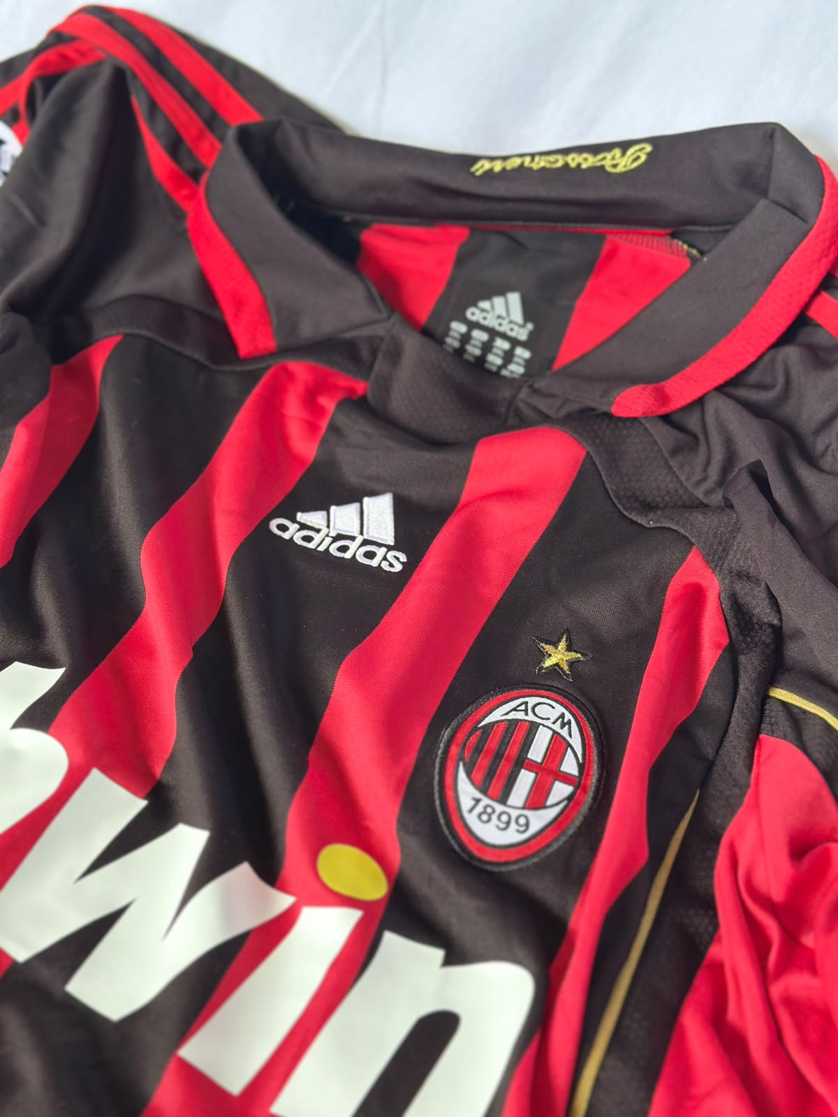 Camiseta AC Milan 2007 #22 Kaká