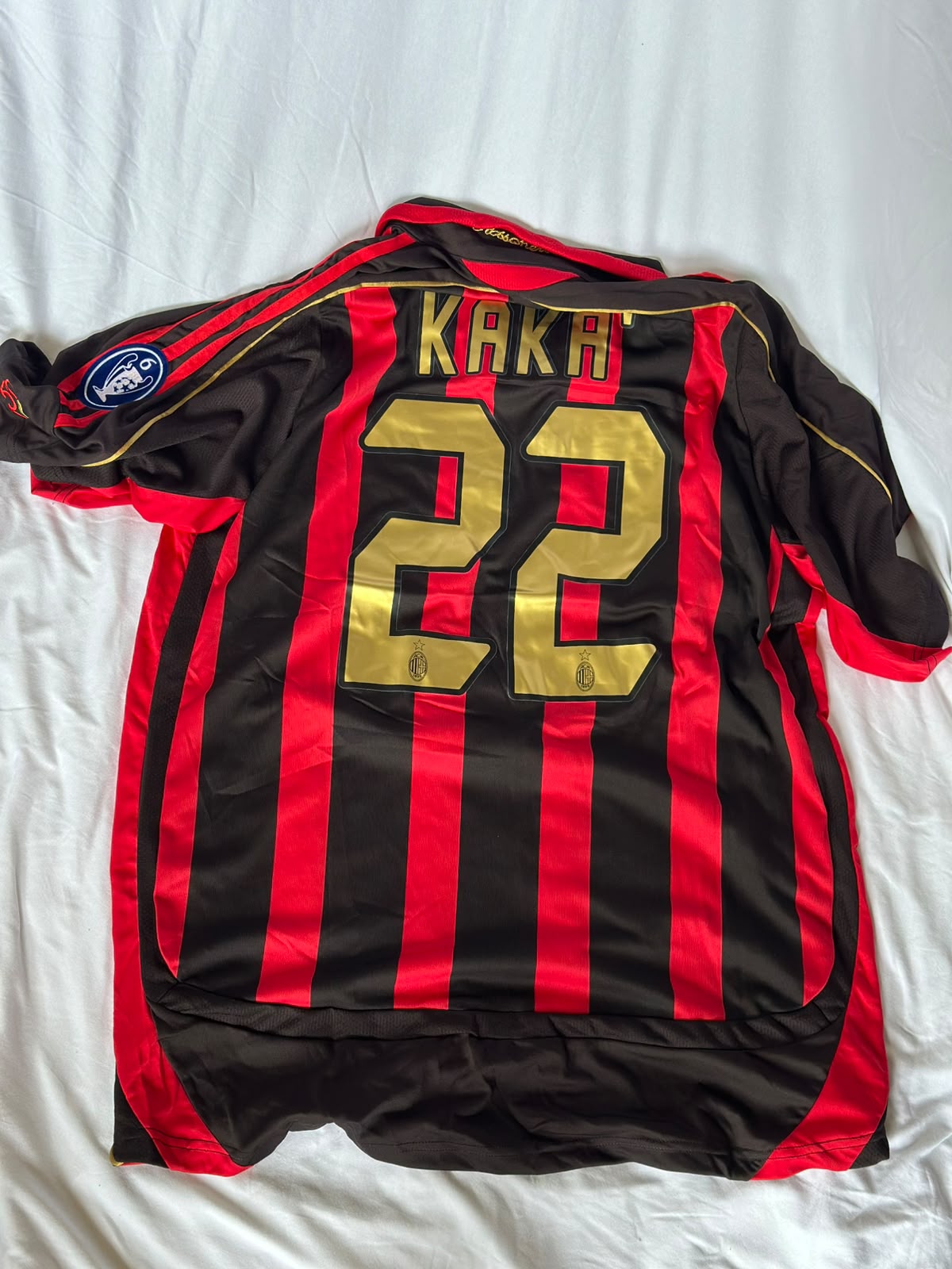 Camiseta AC Milan 2007 #22 Kaká