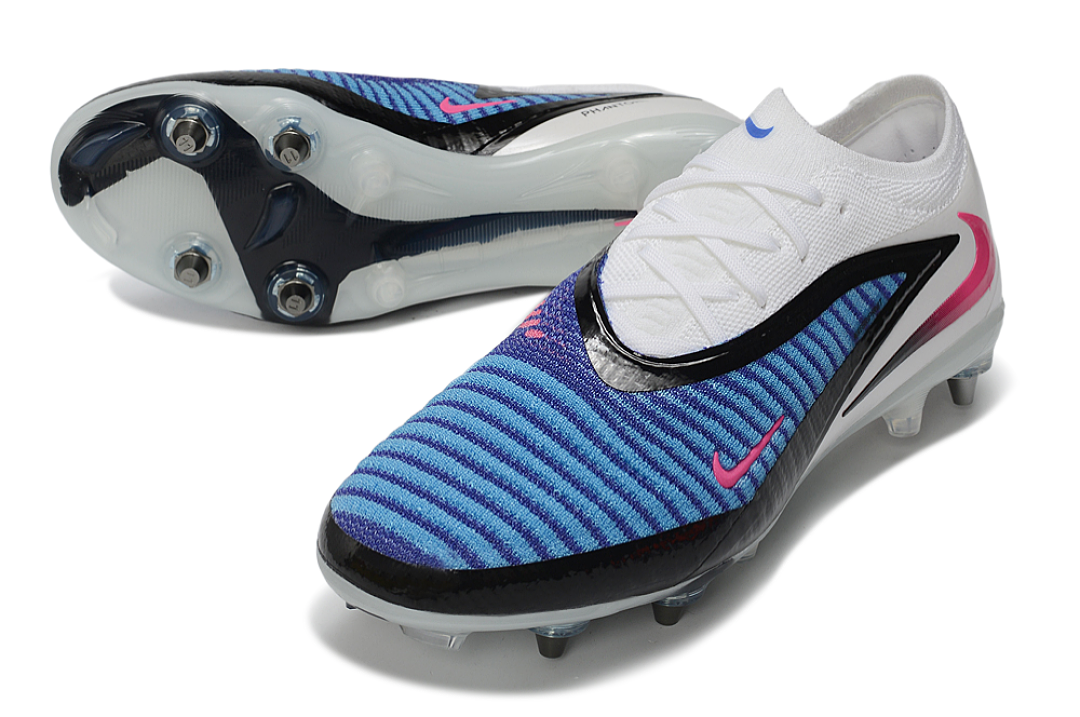 Tacos de Fútbol Nike Phantom GX 2 Elite SG - Blanco / Azul (Césped Natural / Soft Ground)