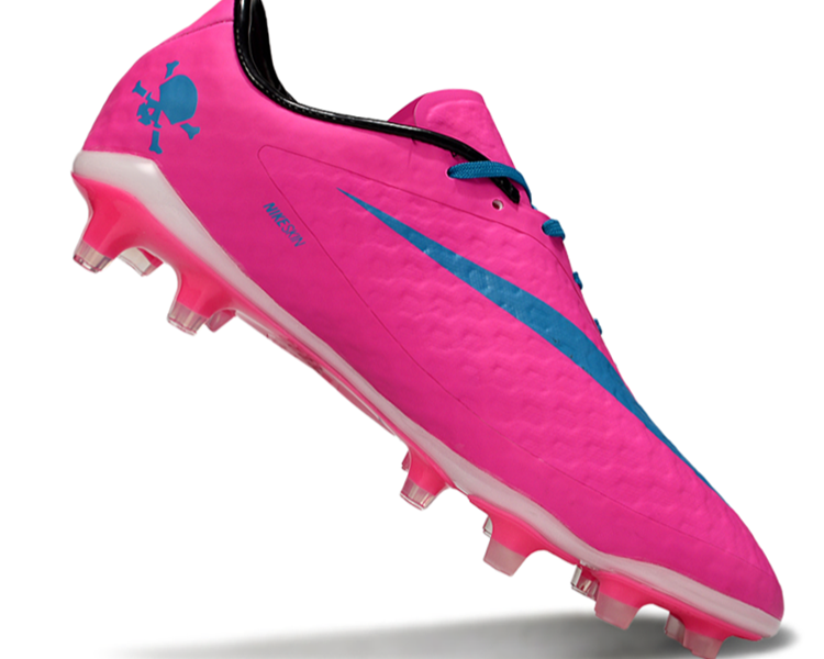 Tacos de Fútbol Nike Hypervenom Phantom FG - Rosado / Azul (Césped Natural / Firm Ground)