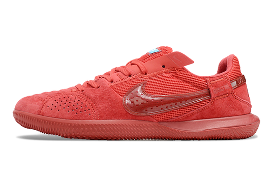 Tenis de Fútbol Nike Street Gato - Rojo Completo con Suela Roja (Césped Interior / Futsal)