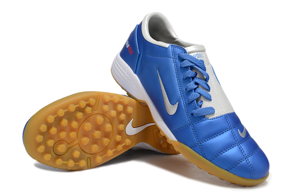 Tenis de Fútbol Nike Total 90 TF - Azul / Blanco (Césped Sintético / Turf)
