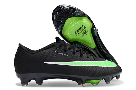 Tacos de Fútbol Nike Mercurial Vapor 17 Elite FG - Negro y Verde Limón (Césped Natural)