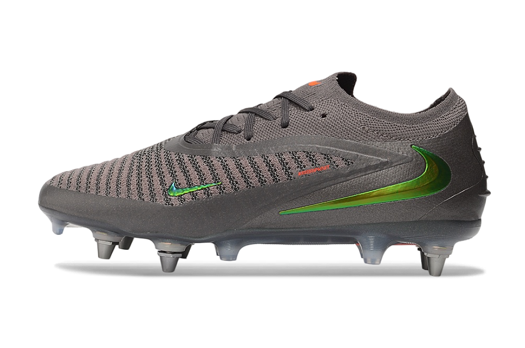 Tacos de Fútbol Nike Phantom GX 2 Elite SG - Gris / Verde (Césped Natural / Soft Ground)