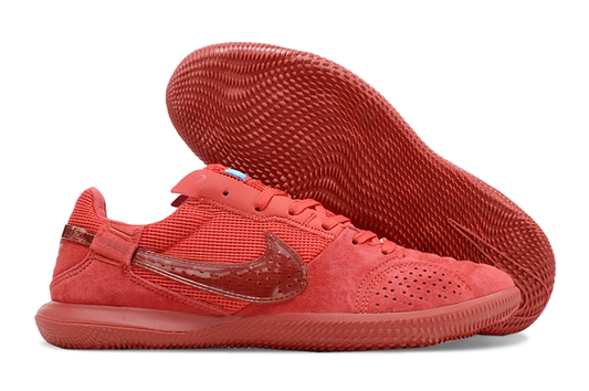 Tenis de Fútbol Nike Street Gato - Rojo Completo con Suela Roja (Césped Interior / Futsal)