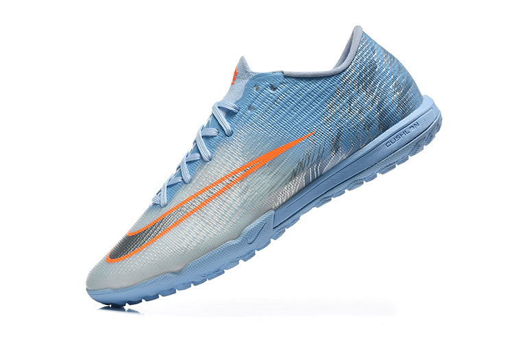 Tenis de Fútbol Nike Mercurial Vapor Academy TF - Azul Claro y Naranja (Sintético / Turf)