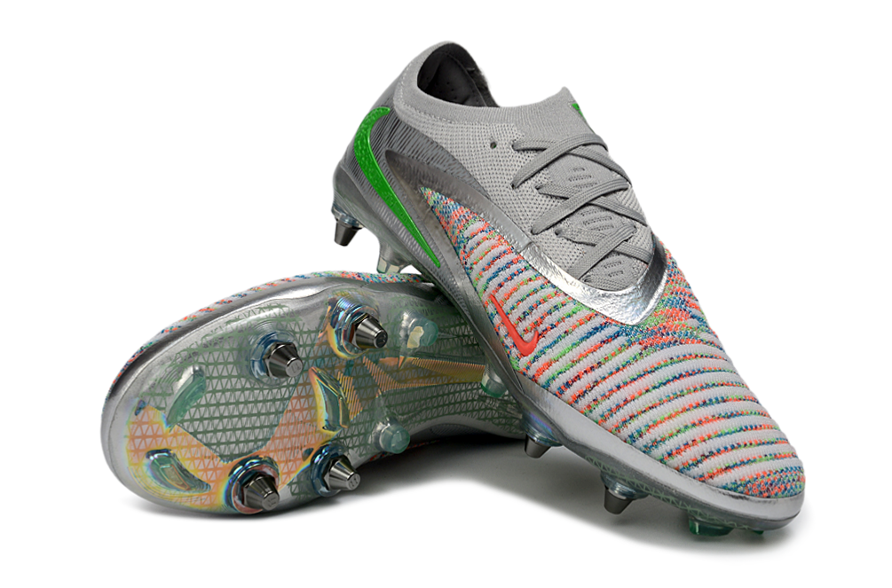 Tacos de Fútbol Nike Phantom GX 2 Elite SG - Gris / Multicolor (Césped Natural / Soft Ground)