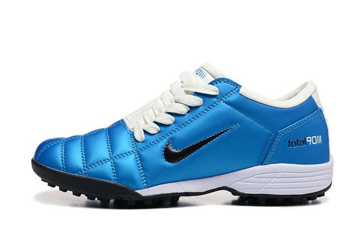 Tenis de Fútbol Nike Total 90 TF - Azul / Negro (Césped Sintético / Turf)
