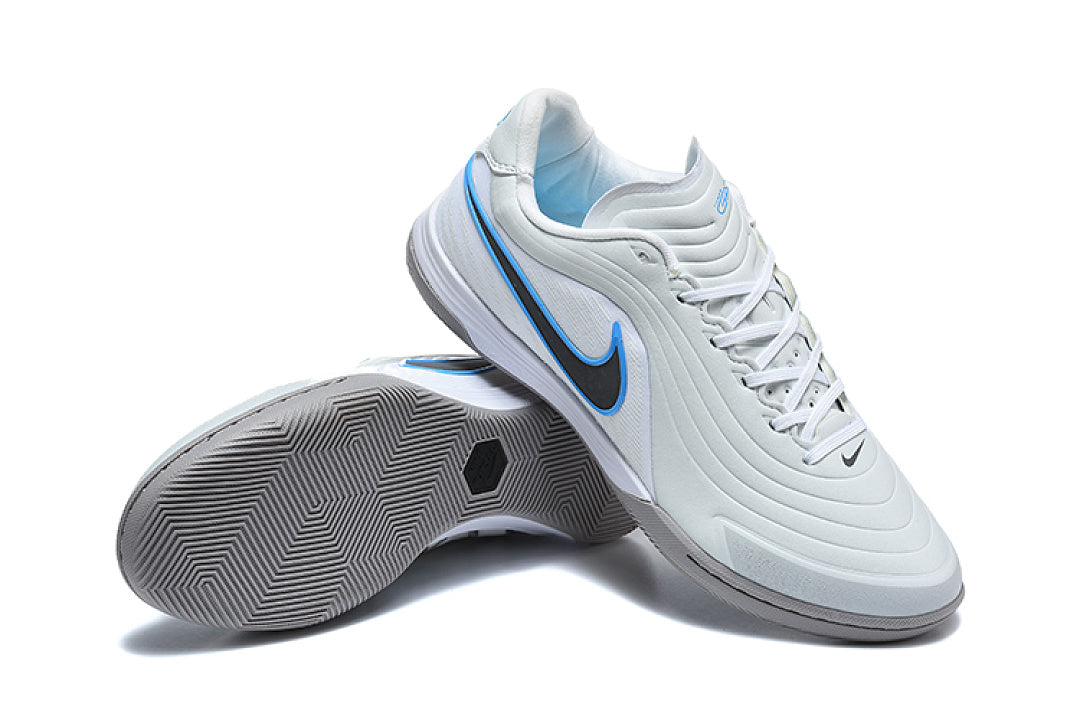 Tenis de Fútbol Nike Tiempo IC - Blanco / Negro (Césped Interior / Futsal)