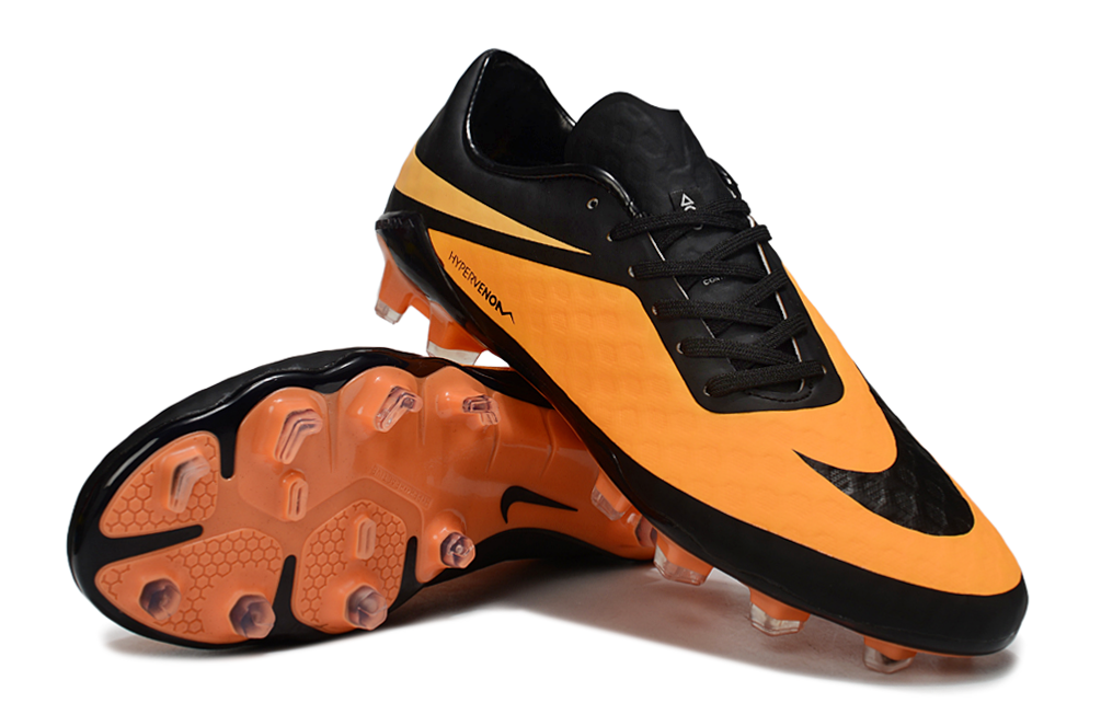 Tacos de Fútbol Nike Hypervenom Phantom FG - Naranja / Negro (Césped Natural / Firm Ground)