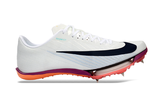 Spikes Nike Air Zoom MaxFly 2 (Blanco, Fucsia y Naranja)