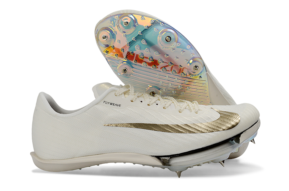 Spikes Nike Air Zoom MaxFly 2 (Blanco / Oro Metálico)