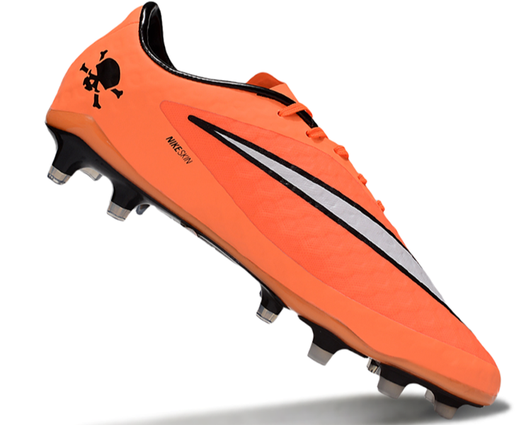 Tacos de Fútbol Nike Hypervenom Phantom FG - Naranja / Negro (Césped Natural / Firm Ground)