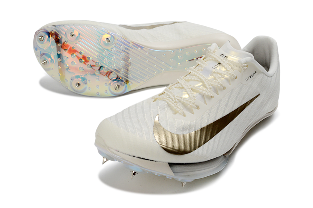 Spikes Nike Air Zoom MaxFly 2 (Blanco / Oro Metálico)