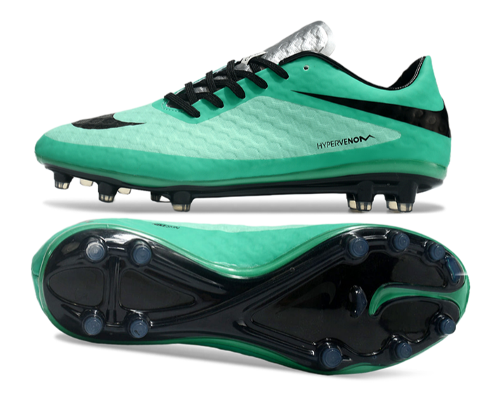 Tacos de Fútbol Nike Hypervenom Phantom FG - Menta / Negro (Césped Natural / Firm Ground)