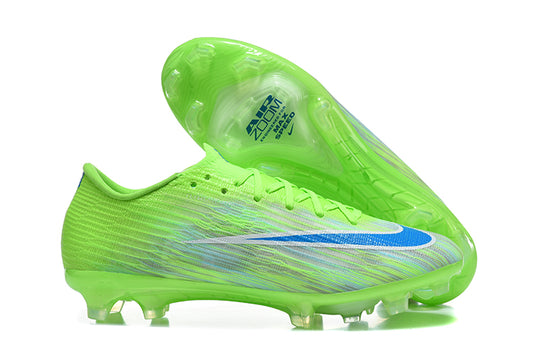 Tacos de Fútbol Nike Mercurial Vapor 17 Elite FG - Verde Lima, Azul y Plateado (Césped Natural)