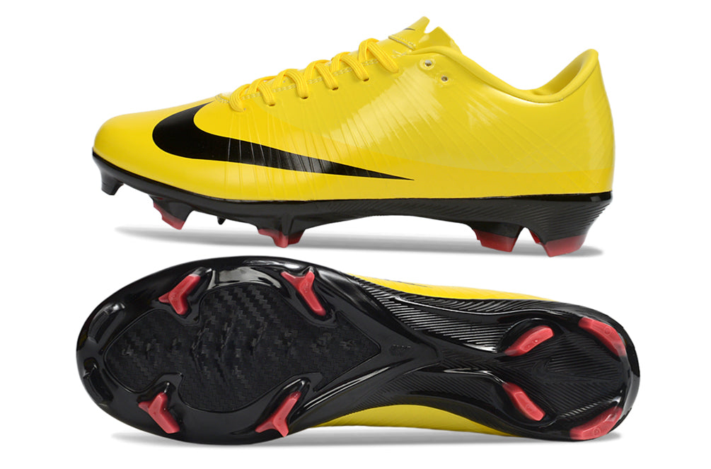Tacos de Fútbol Nike Mercurial FG - Amarillo / Negro (Césped Natural / Firm Ground)
