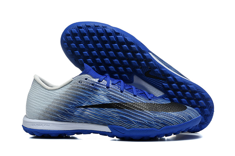 Tenis de Fútbol Nike Mercurial Vapor Academy TF - Azul, Blanco y Negro (Sintético / Turf)