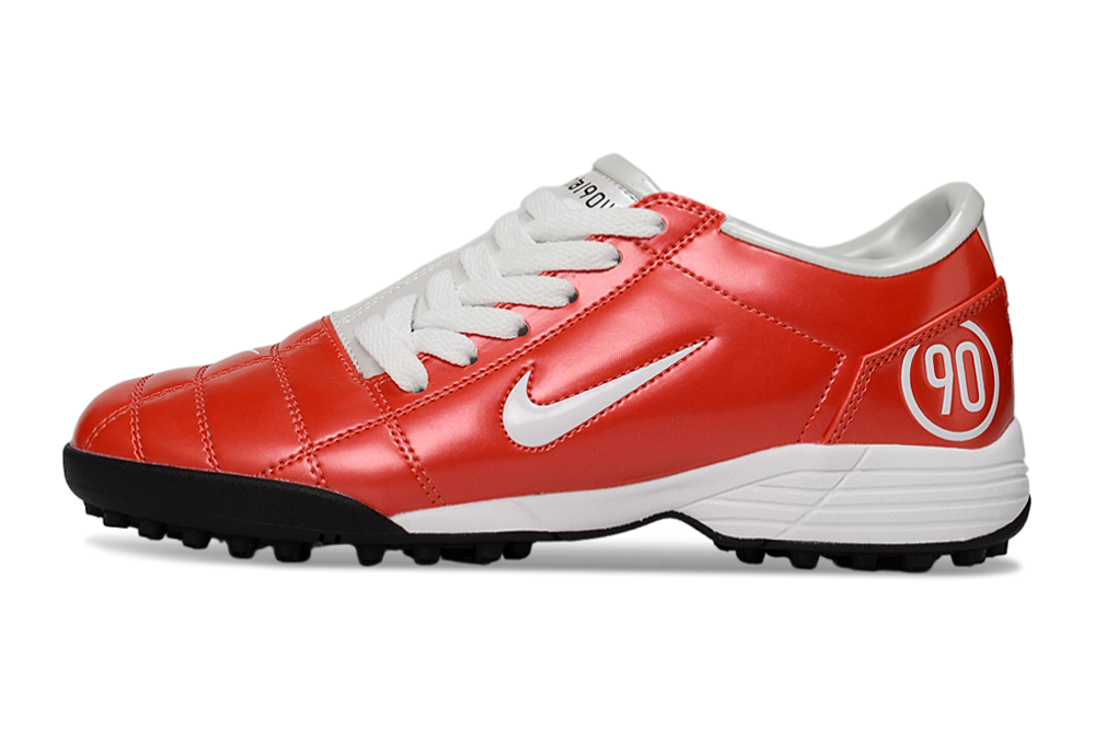 Tenis de Fútbol Nike Total 90 TF - Rojo / Blanco (Césped Sintético / Turf)