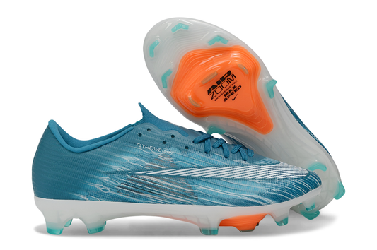 Tacos de Fútbol Nike Mercurial Vapor 17 Elite FG - Azul Oscuro, Blanco y Naranja (Césped Natural)