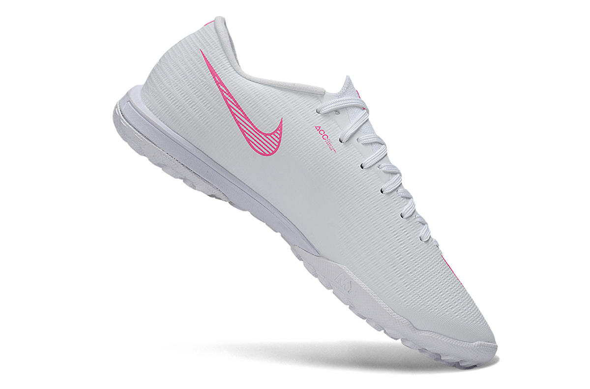 Tenis de Fútbol Nike Mercurial Vapor CR7 - Blanco y Rosa (Sintético / Turf)