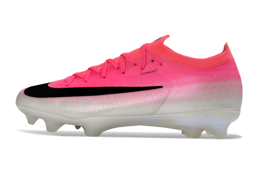 Tacos de Fútbol Nike Mercurial Vapor 17 Elite FG - Rosado y Blanco (Césped Natural)