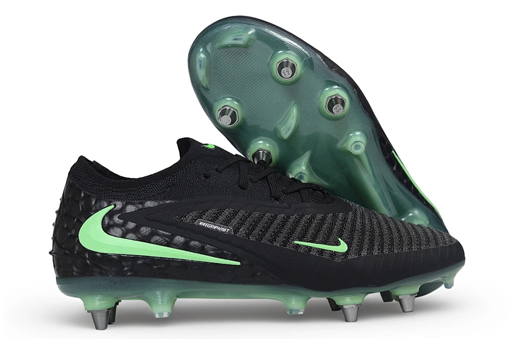 Tacos de Fútbol Nike Phantom GX 2 Elite SG - Negro / Verde (Césped Natural / Soft Ground)