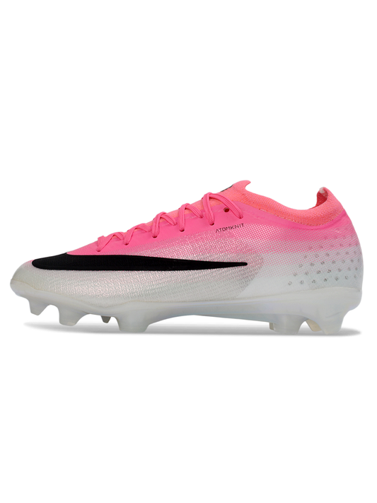 Tacos de Fútbol Nike Mercurial Vapor 17 Elite FG - Rosado y Blanco (Césped Natural)