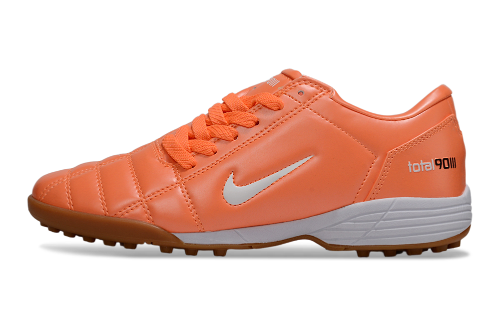 Tenis de Fútbol Nike Total 90 TF - Naranja / Blanco (Césped Sintético / Turf)
