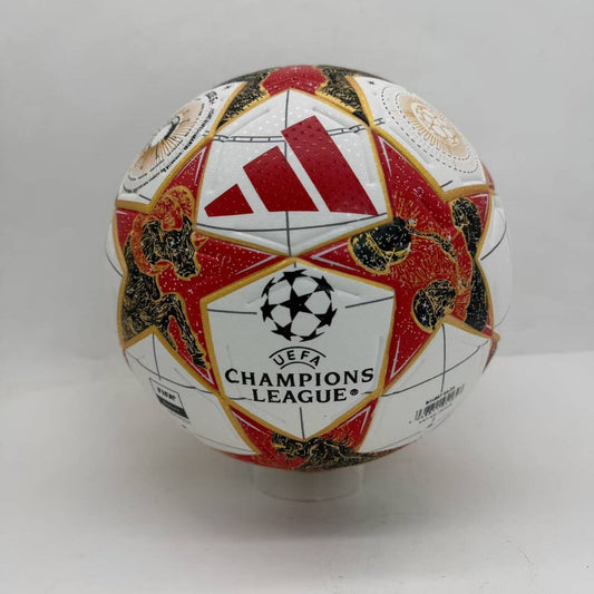 Balón Adidas UEFA Champions League 2025/2026 (Blanco, Rojo y Dorado