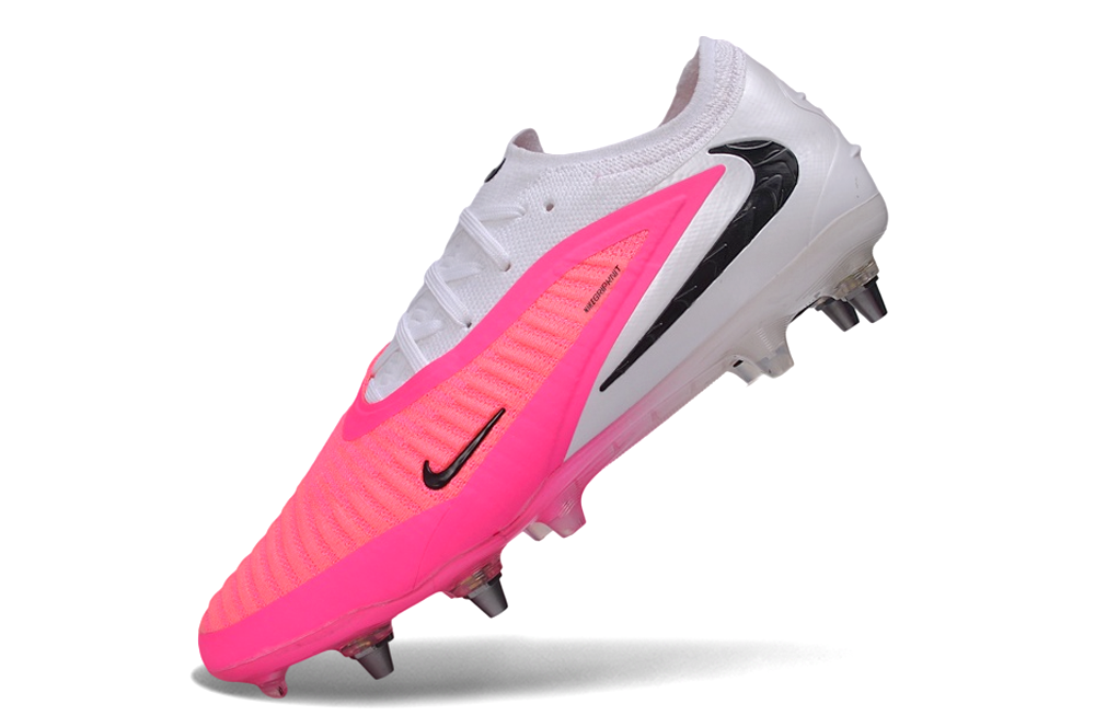 Tacos de Fútbol Nike Phantom GX 2 Elite SG - Blanco / Rosa (Césped Natural / Soft Ground)