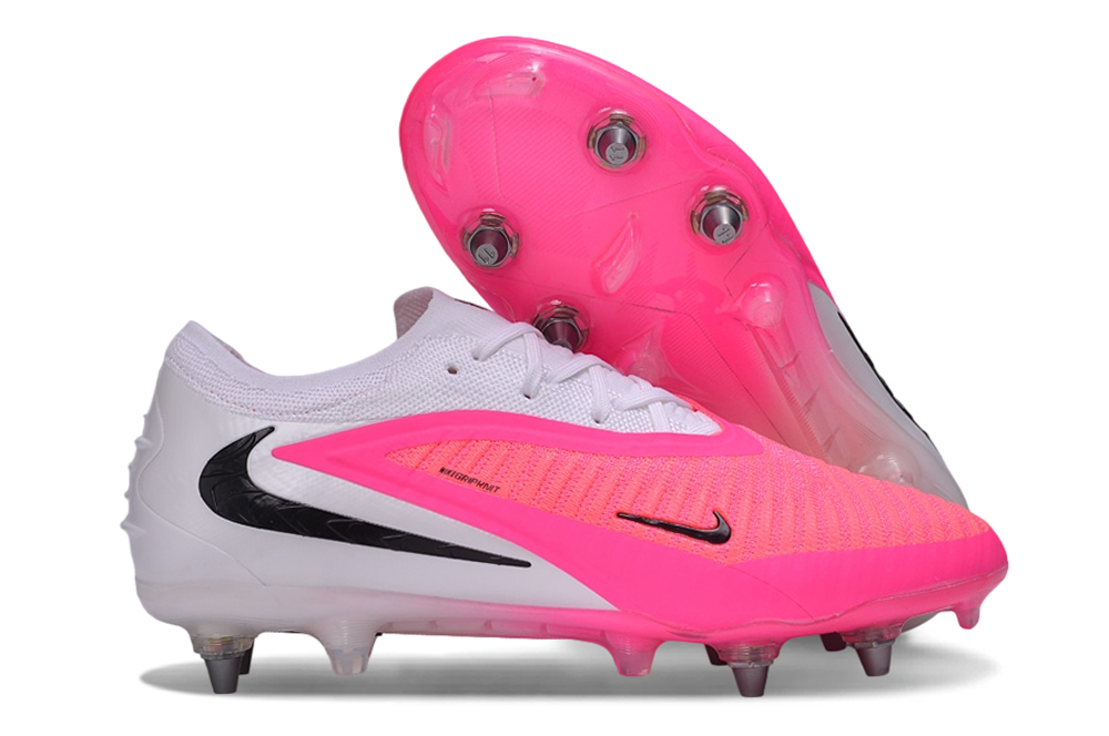Tacos de Fútbol Nike Phantom GX 2 Elite SG - Blanco / Rosa (Césped Natural / Soft Ground)