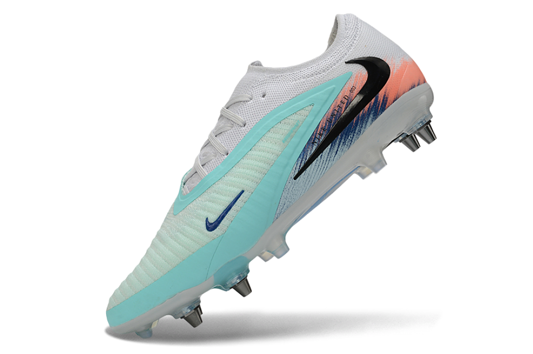 Tacos de Fútbol Nike Phantom GX 2 Elite SG - Blanco / Turquesa (Césped Natural / Soft Ground)