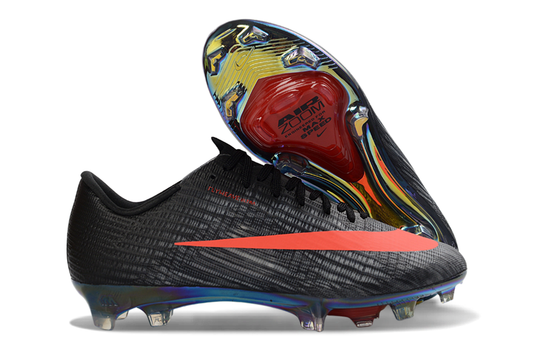 Tacos de Fútbol Nike Mercurial Vapor 17 Elite FG - Negro, Gris y Naranja (Césped Natural)