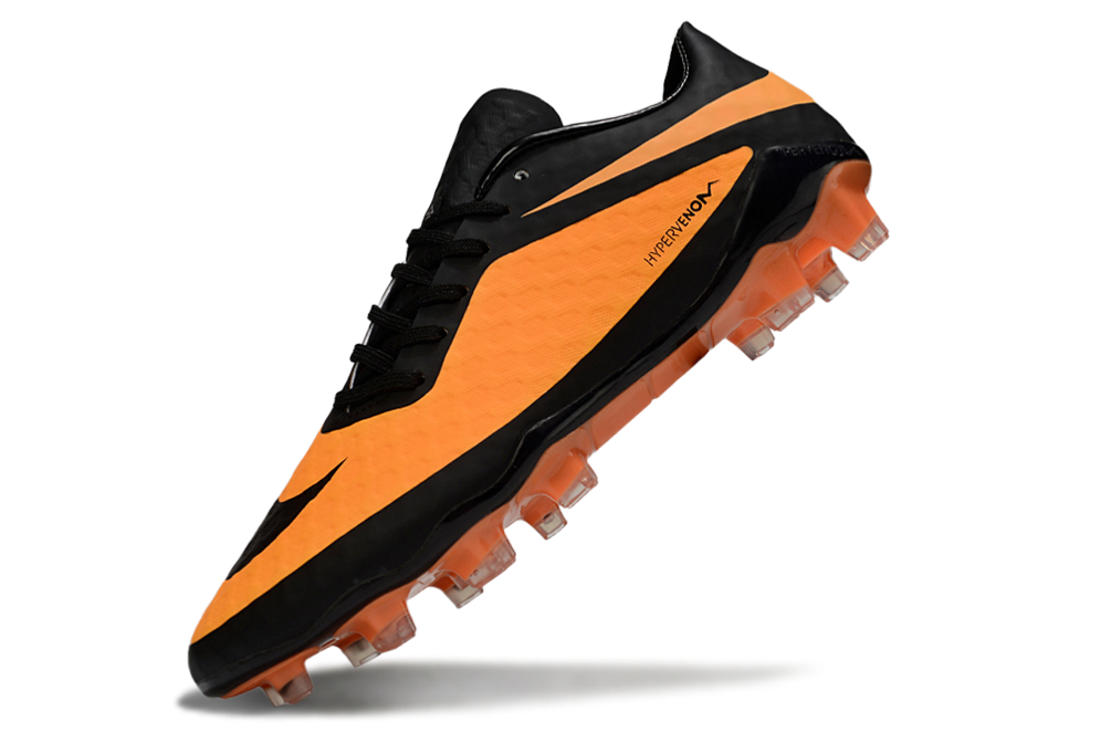 Tacos de Fútbol Nike Hypervenom Phantom FG - Naranja / Negro (Césped Natural / Firm Ground)