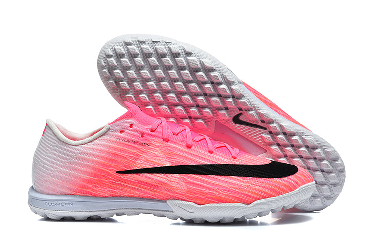 Tenis de Fútbol Nike Mercurial Vapor Academy TF - Rosado, Blanco y Negro (Sintético / Turf)