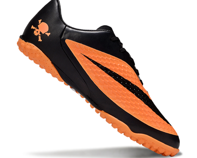 Tenis de Fútbol Nike Hypervenom Phantom TF - Naranja / Negro (Césped Sintético / Turf)