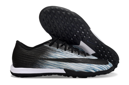 Tenis de Fútbol Nike Mercurial Vapor Academy TF - Negro, Blanco y Azul (Sintético / Turf)