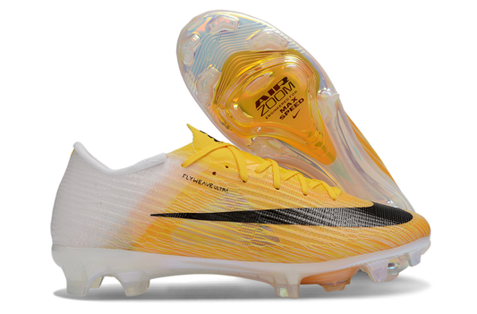 Tacos de Fútbol Nike Mercurial Vapor 17 Elite FG - Amarillo y Blanco (Césped Natural)