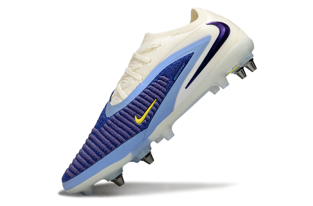 Tacos de Fútbol Nike Phantom GX 2 Elite SG - Beige / Azul (Césped Natural / Soft Ground)
