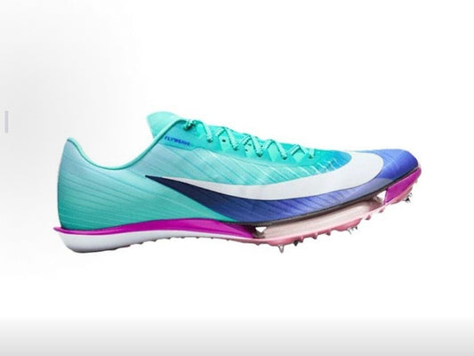 Spikes Nike Air Zoom MaxFly 2 (Turquesa, Azul y Fucsia)
