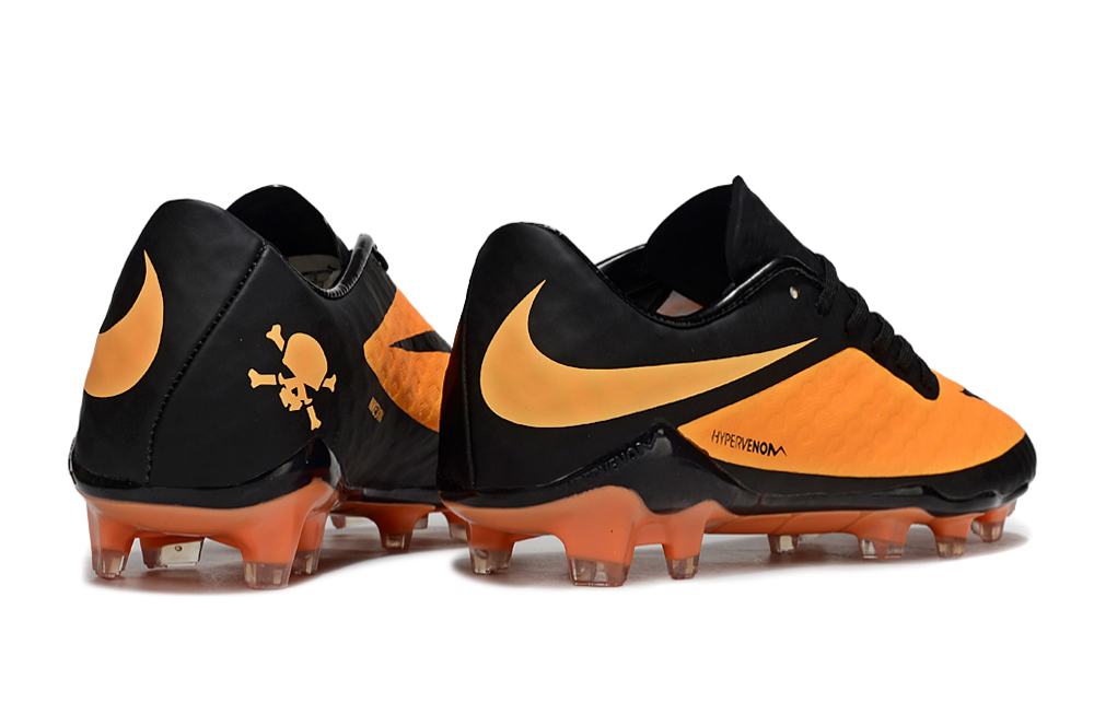 Tacos de Fútbol Nike Hypervenom Phantom FG - Naranja / Negro (Césped Natural / Firm Ground)