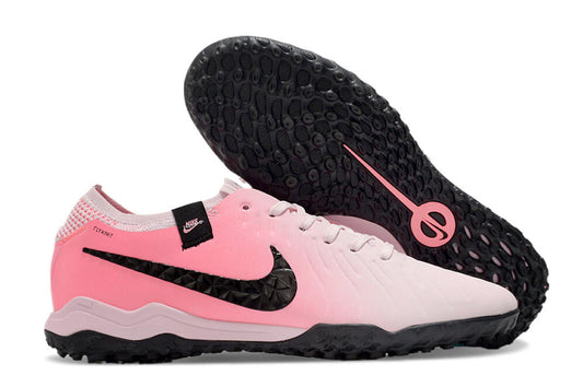 Tenis de Fútbol Nike Tiempo Legend 9 Pro TF - Rosa, Blanco y Negro (Sintético / Turf)