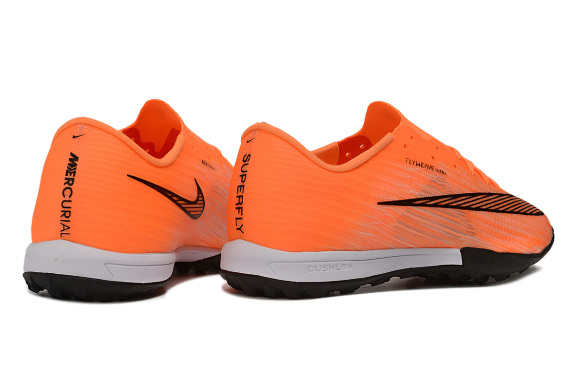 Tenis de Fútbol Nike Mercurial Vapor Academy TF - Naranja y Negro (Sintético / Turf)